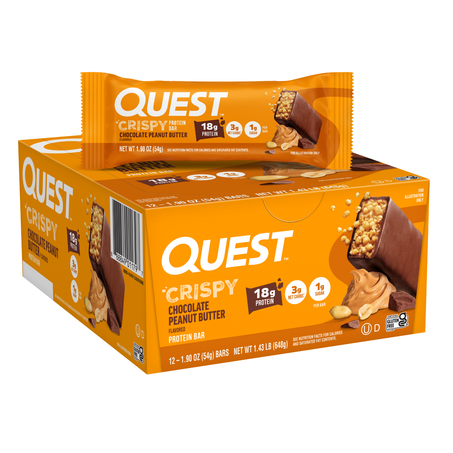chocolate-peanut-butter-crispy-hero-protein-bars-f2 400095_QN_USA_Pkg_Crispy_ProteinBar_CPB_12ctCarton_3D_Composite_Force.png