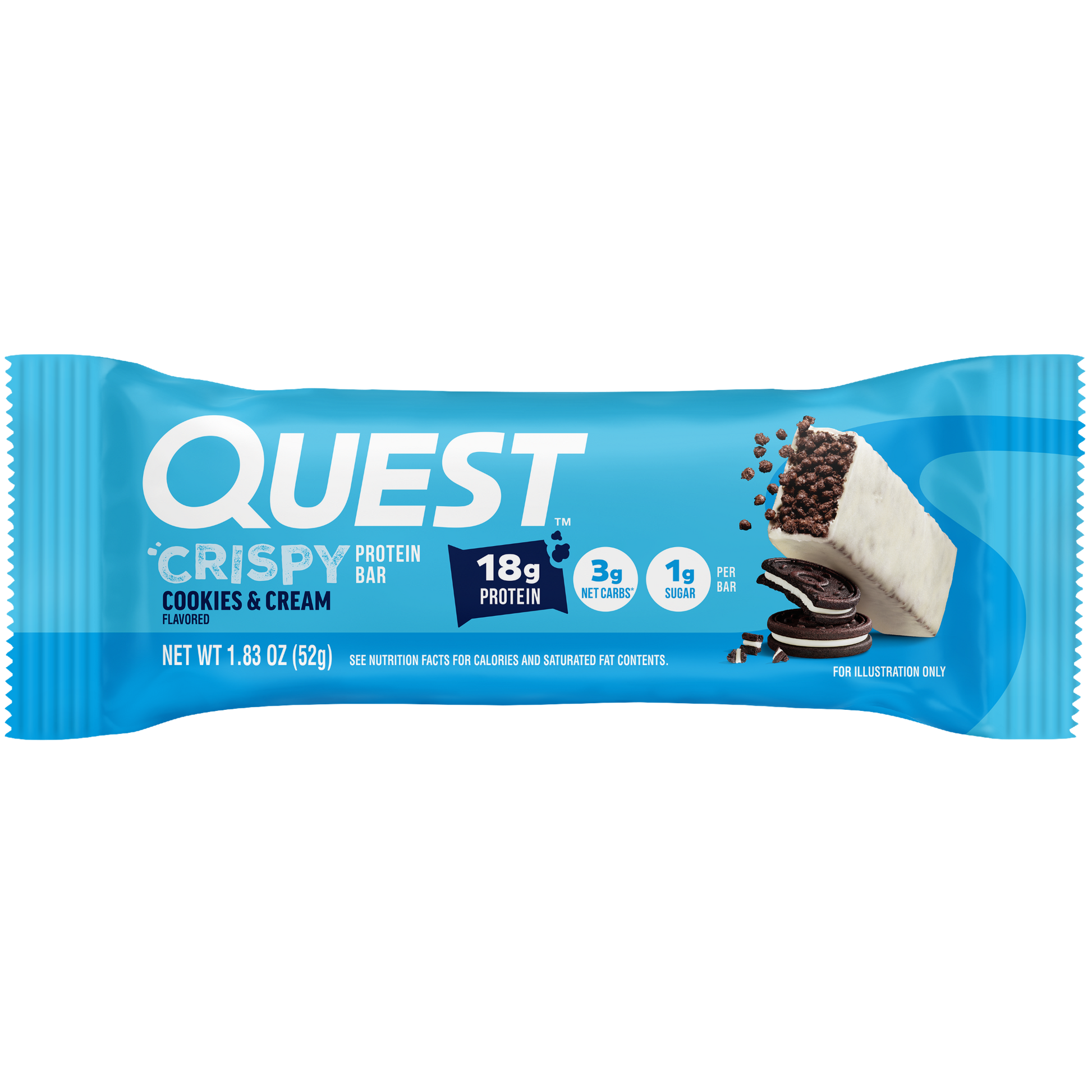 cookies-and-cream-crispy-hero-protein-bars-w3 400110_QN_USA_Pkg_Crispy_ProteinBar_CAC_Wrapper_3D_Front_Force.png