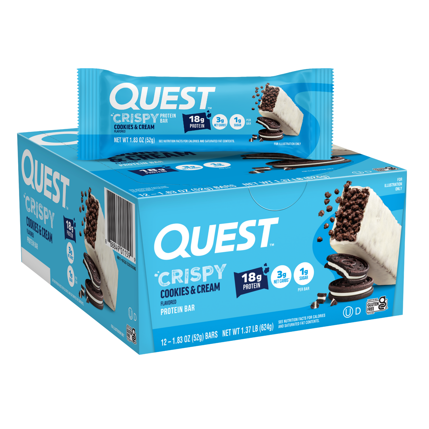 cookies-and-cream-crispy-hero-protein-bars-w3 400111_QN_USA_Pkg_Crispy_ProteinBar_CAC_12ctCarton_3D_Composite_Force.png